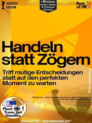 cover image of Handeln statt Zögern – Triff mutige Entscheidungen statt auf den perfekten Moment zu warten